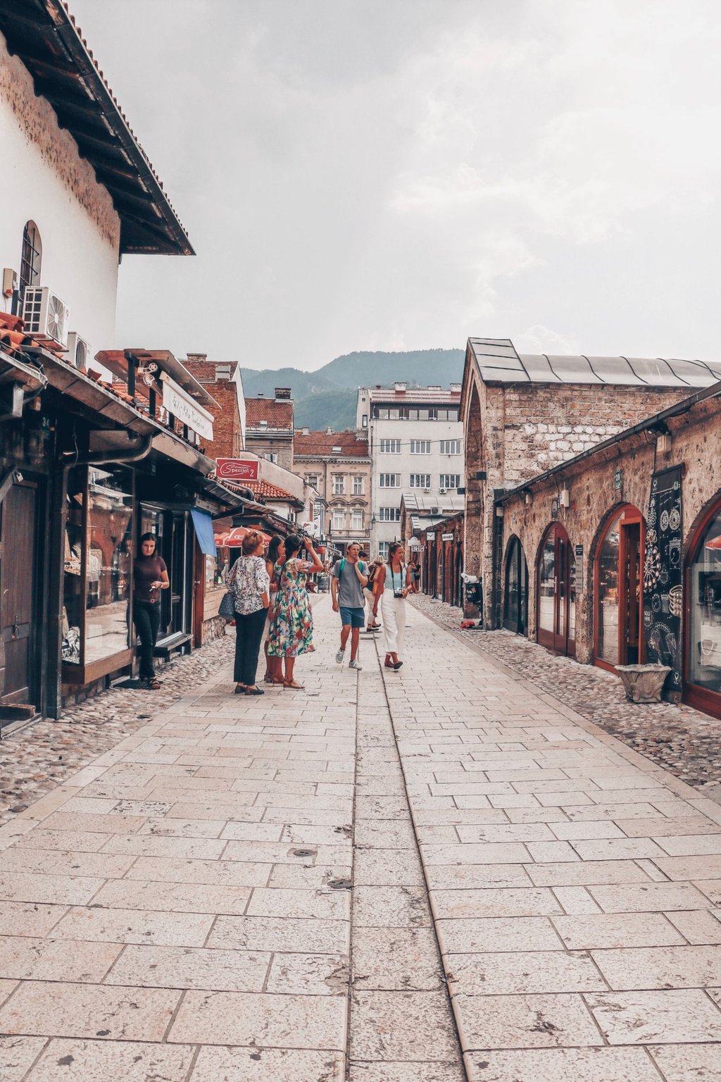Baščaršija bazaar street