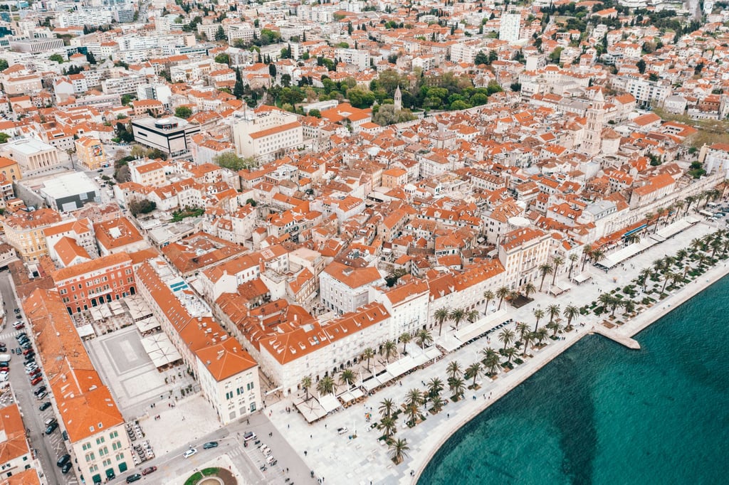 Split from the air — the end of the route