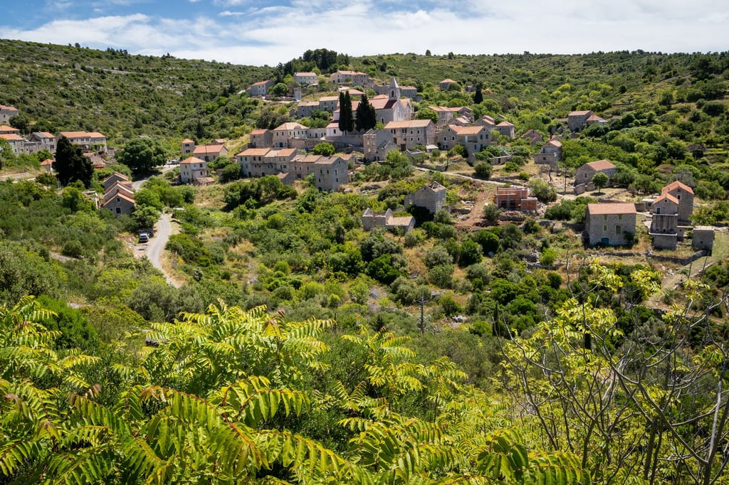 A stone village in the Konavle hills