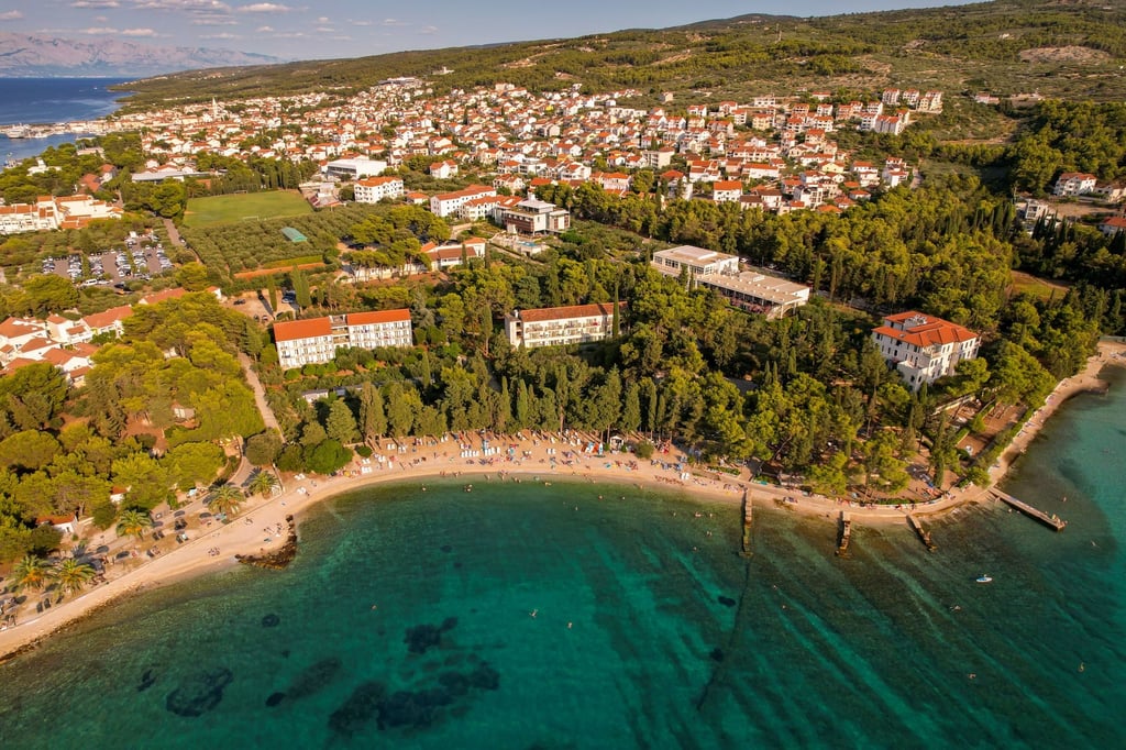 A coastal town on Brač island
