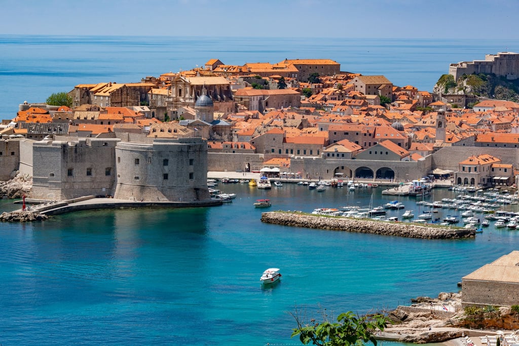 Dubrovnik old town harbour