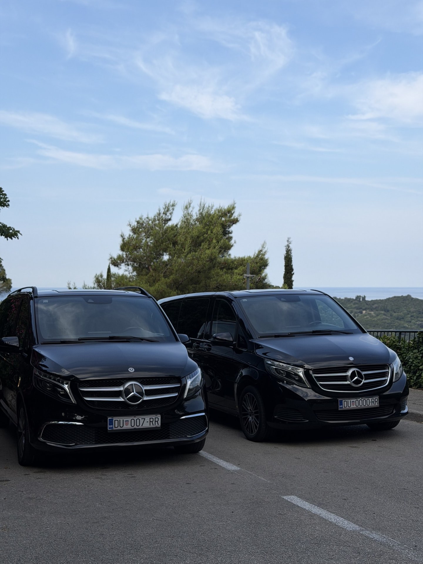 Mercedes-Benz V-Class vehicles in Dubrovnik